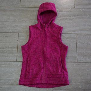 The North Face Women's Fleece Hooded Vest Medium Pink